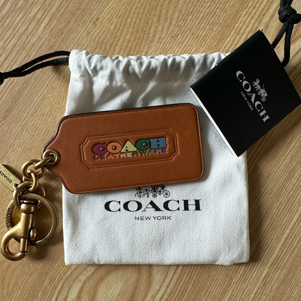Coach keychain/bag charm